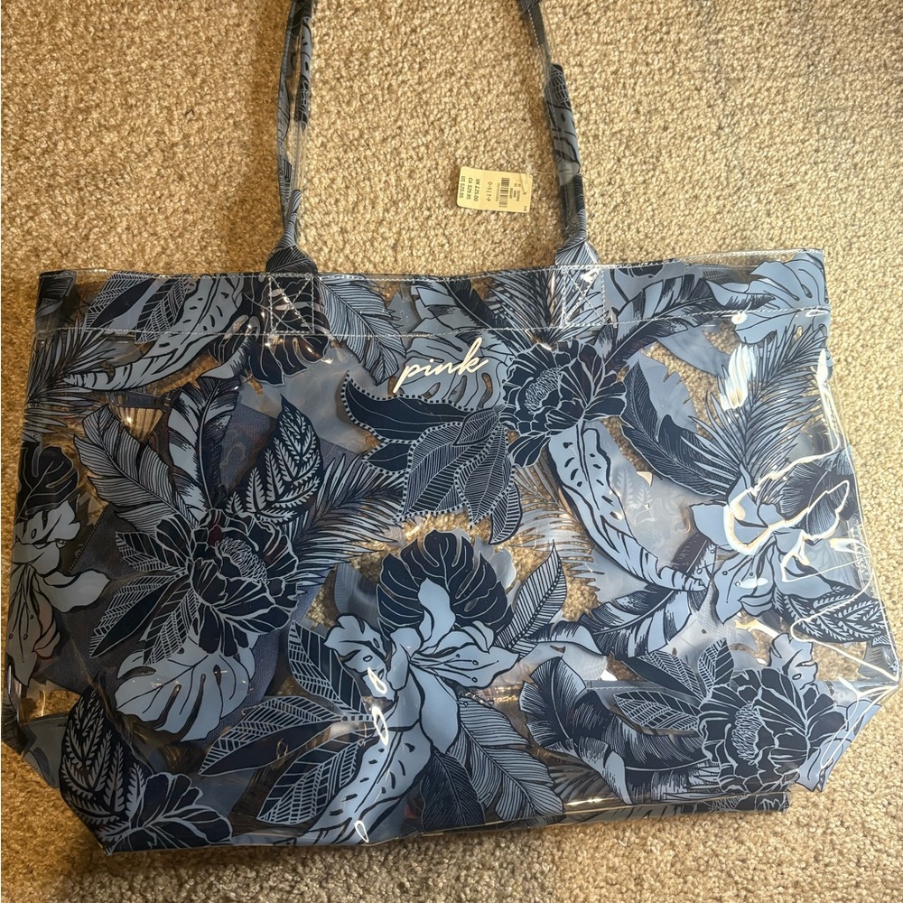 NWT - Victoria’s Secret PINK Indigo Summer Tote - Picture 2 of 5
